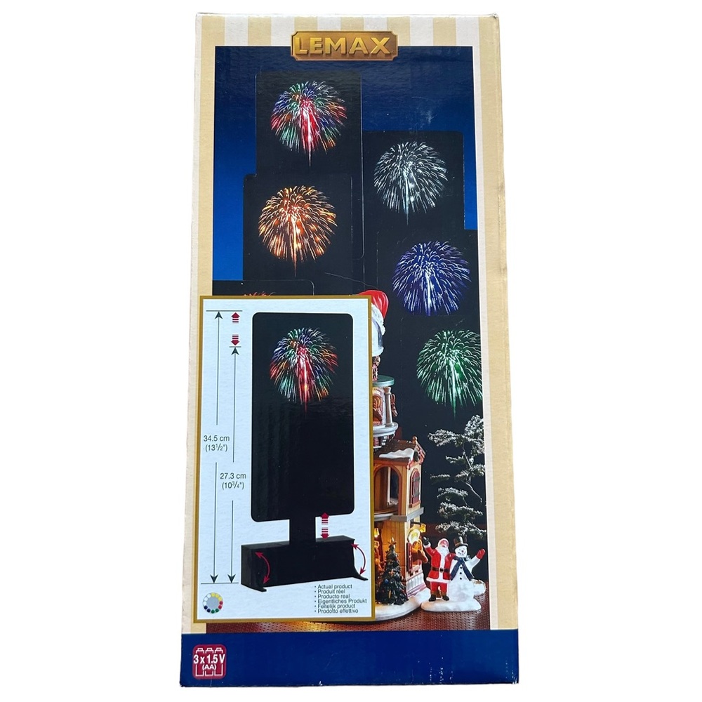 Lemax Fireworks Lighted Accessory Halloween Christmas